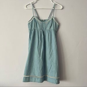 NWT Abercrombie & Fitch Chambray Mini Dress Small
